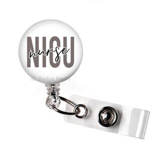 👶💙 NICU Nurse Badge Reel | Neonatal Intensive Care Unit Retractable ID Holder